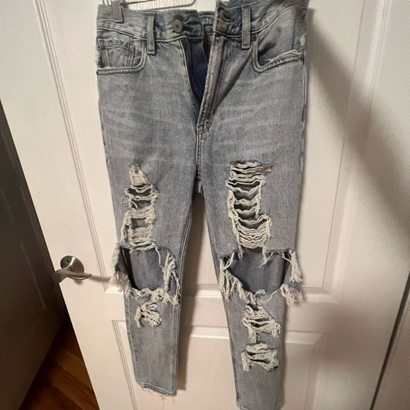 American Eagle, Size 2 Regular, Light Blue - Picture 2 of 2